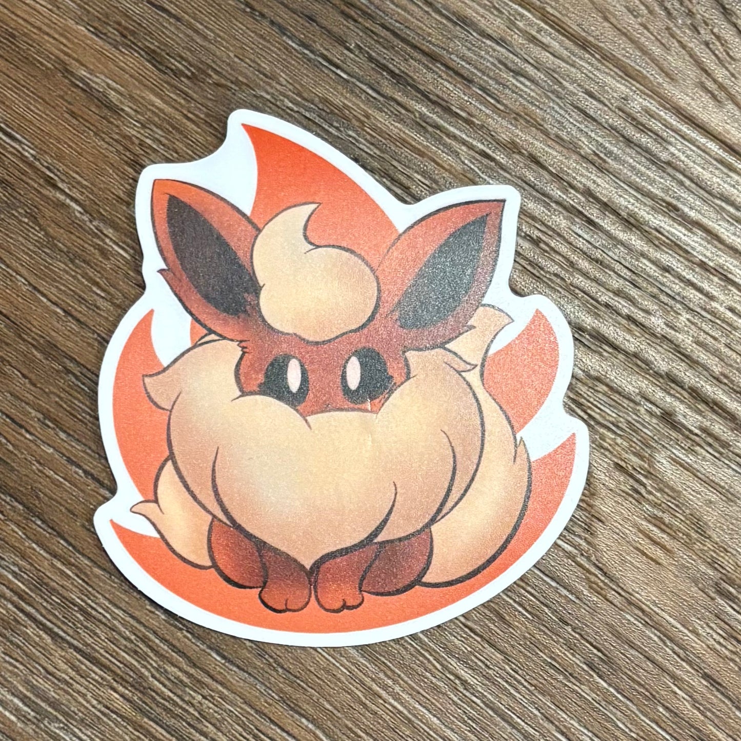 Fire E Sticker