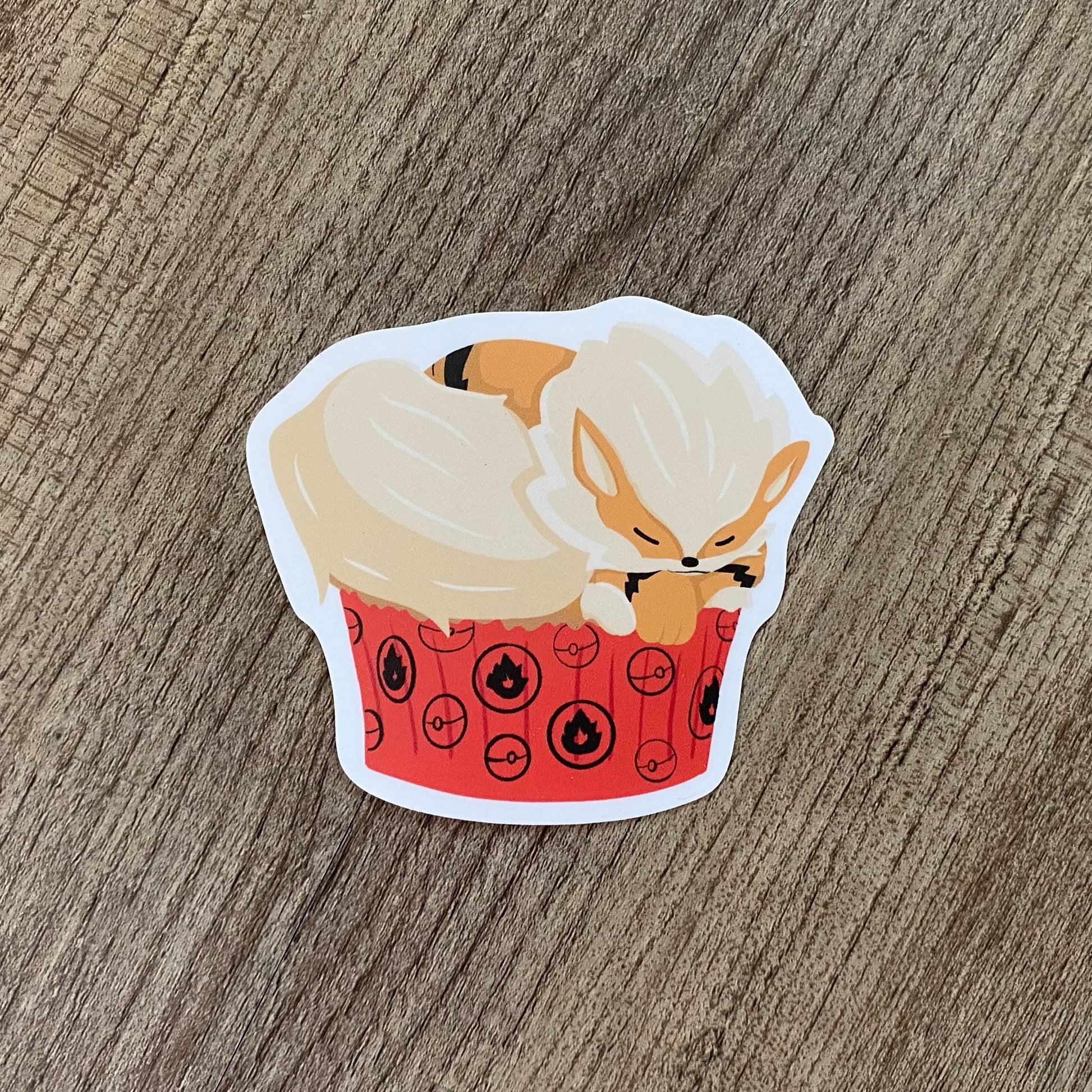 Arc Cup Cake Sticker