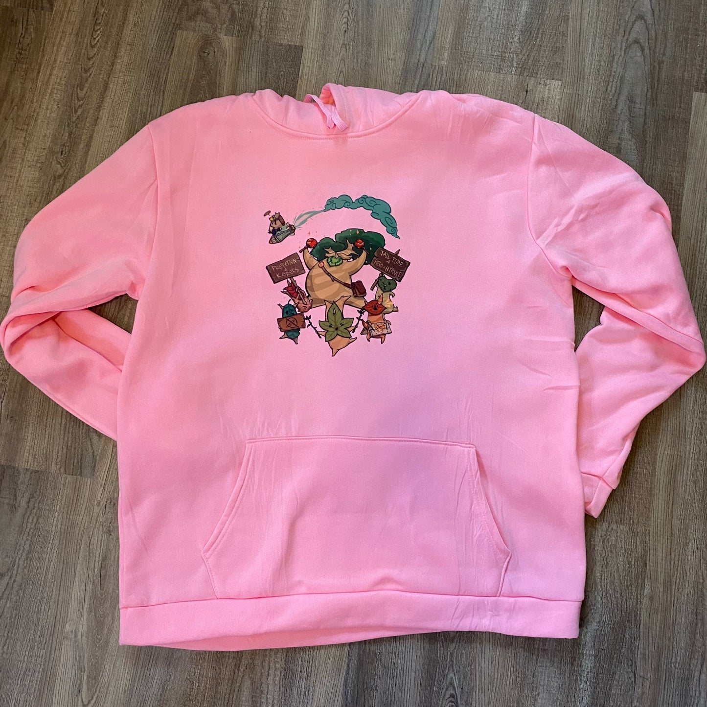 Protesting Spirits Sweater in pink