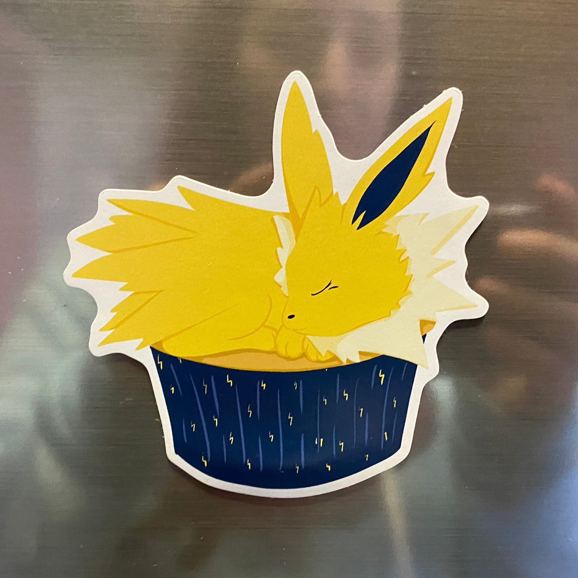 Electric Fox on the fridge