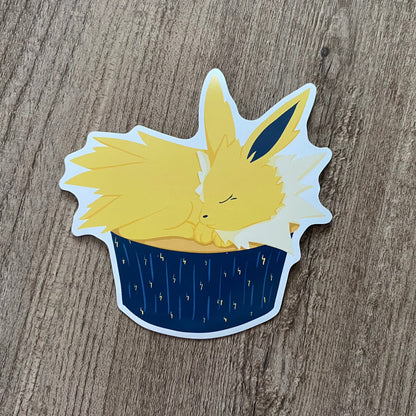 Electric Fox Cupcake Magnet